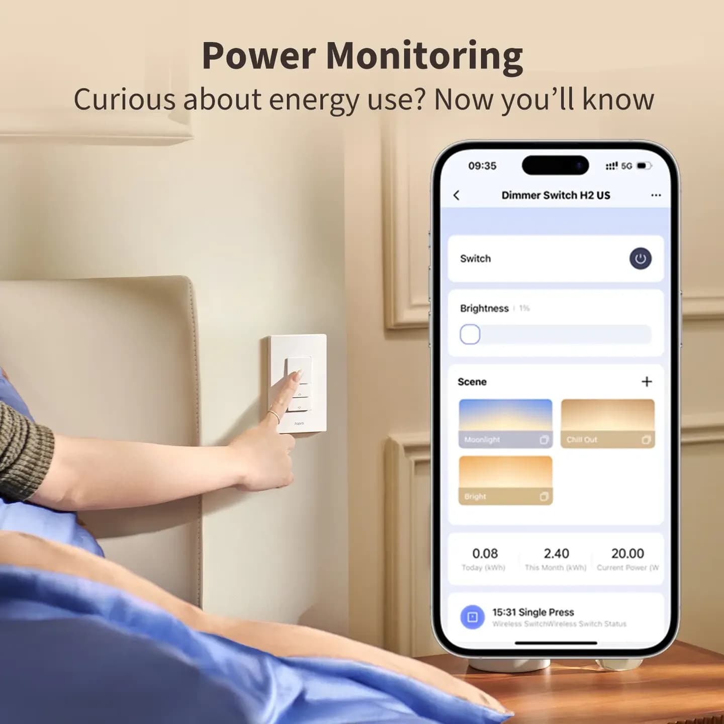 Aqara Dimmer Switch H2 US — Hình 3