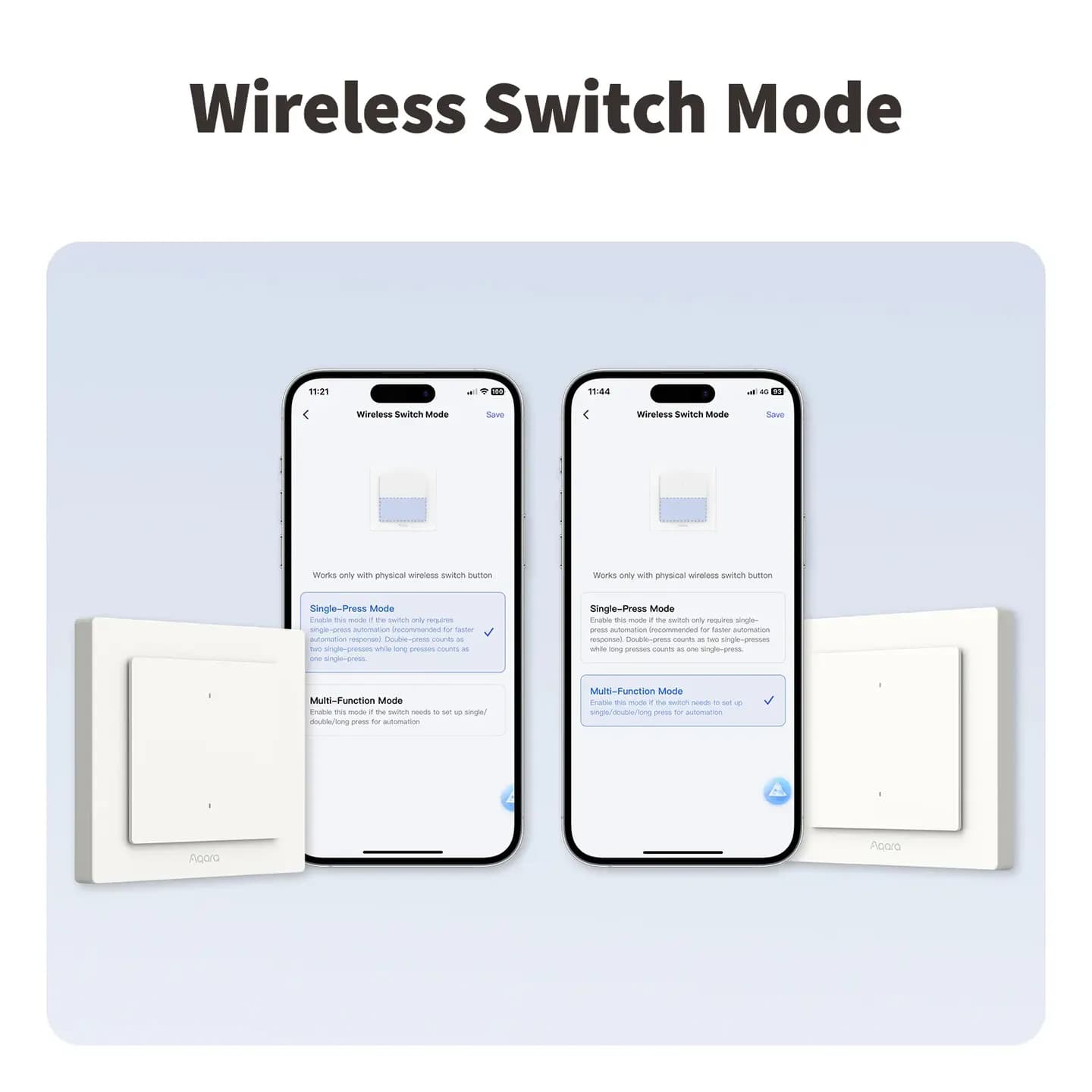 Aqara Light Switch H2 EU — Hình 5