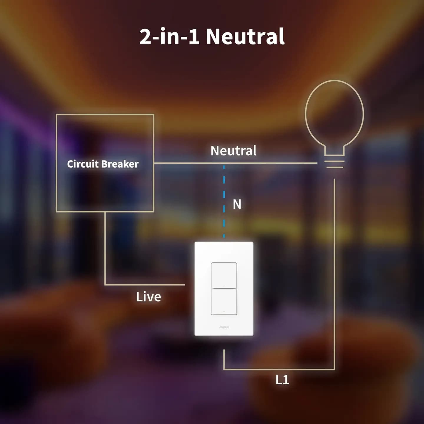 Aqara Light Switch H2 US — Hình 6