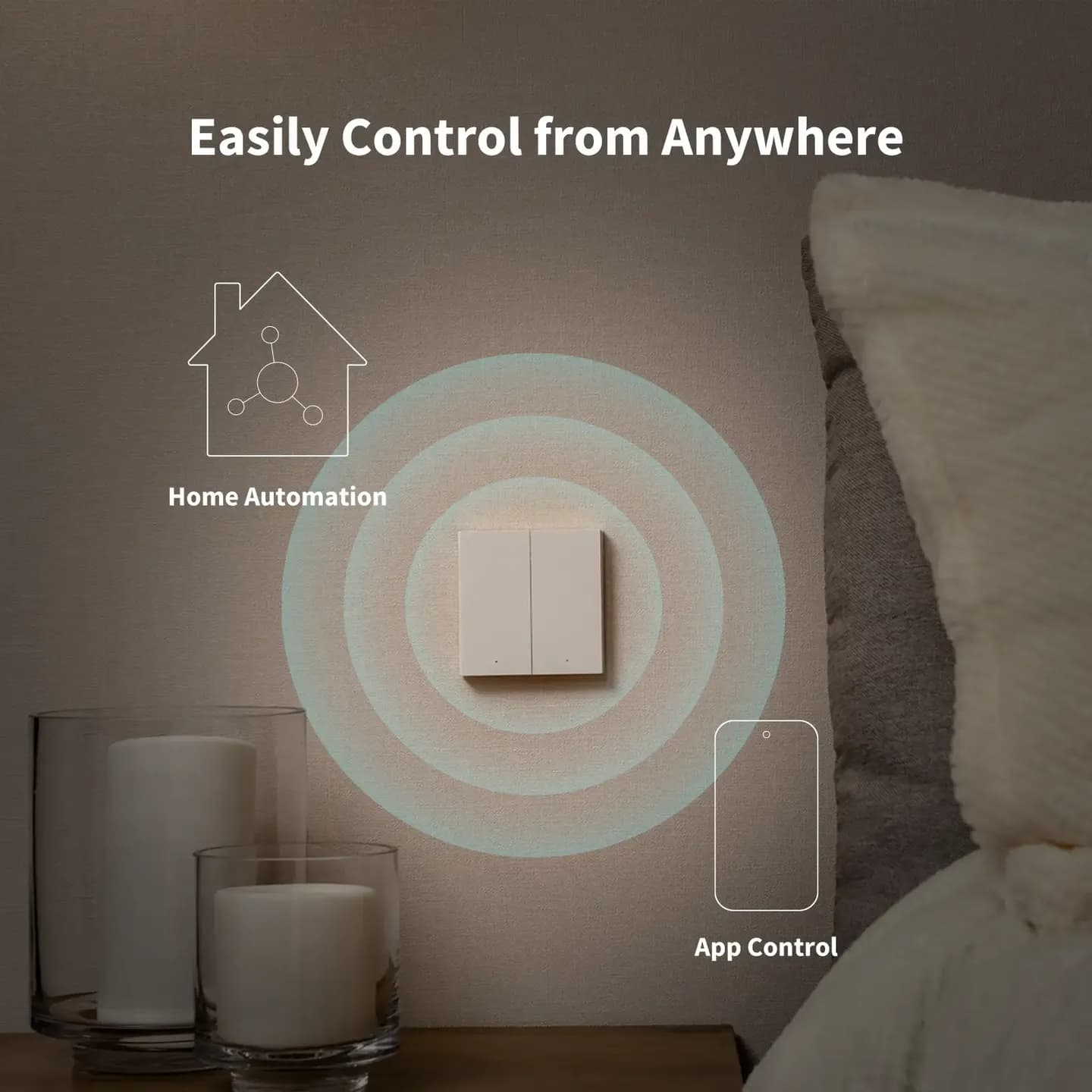 Aqara Smart Wall Switch H1 EU No Neutral Grey — Hình 6