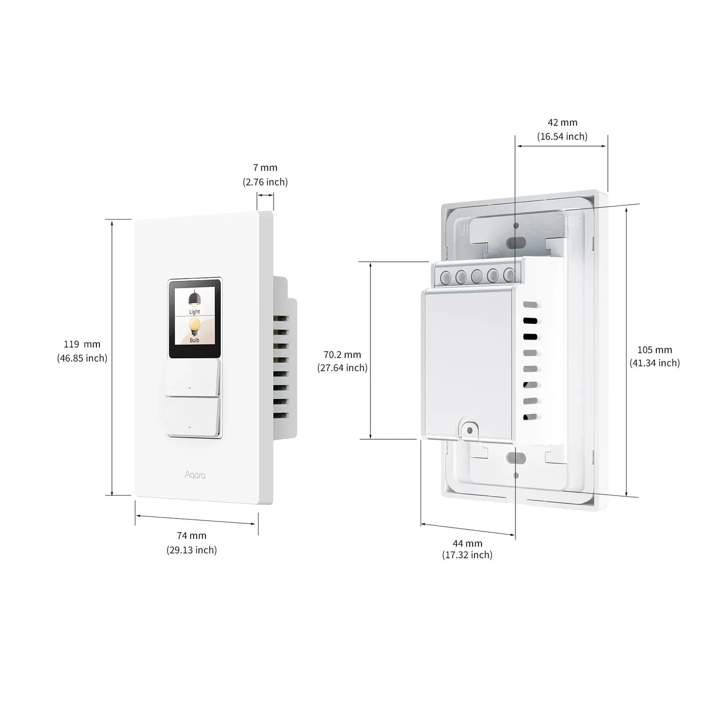 Aqara Touchscreen Switch S100 Horizontal — Hình 8