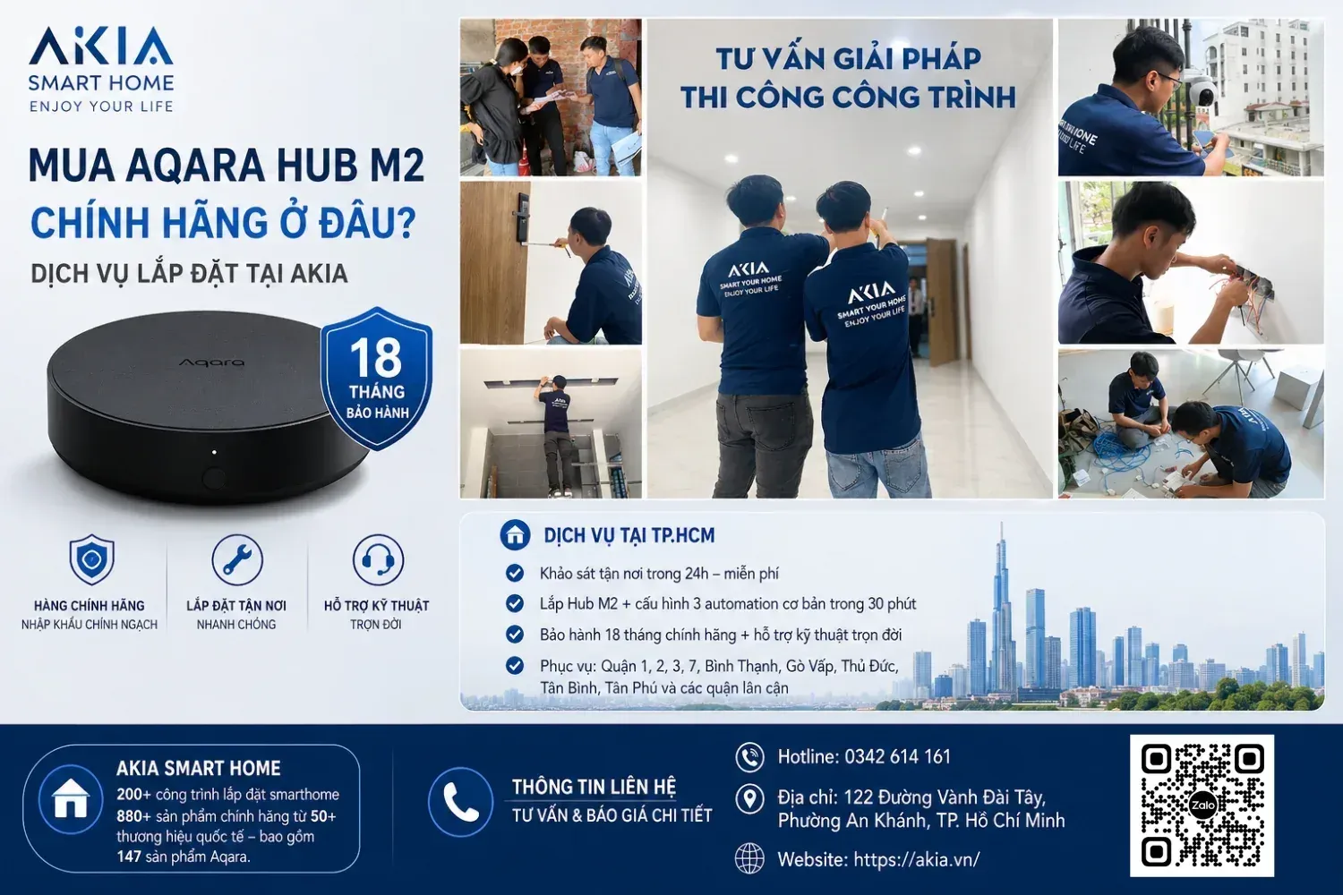 Nhà phố thông minh Aqara Bình Dương - dịch vụ thi công trọn gói AKIA Smart Home